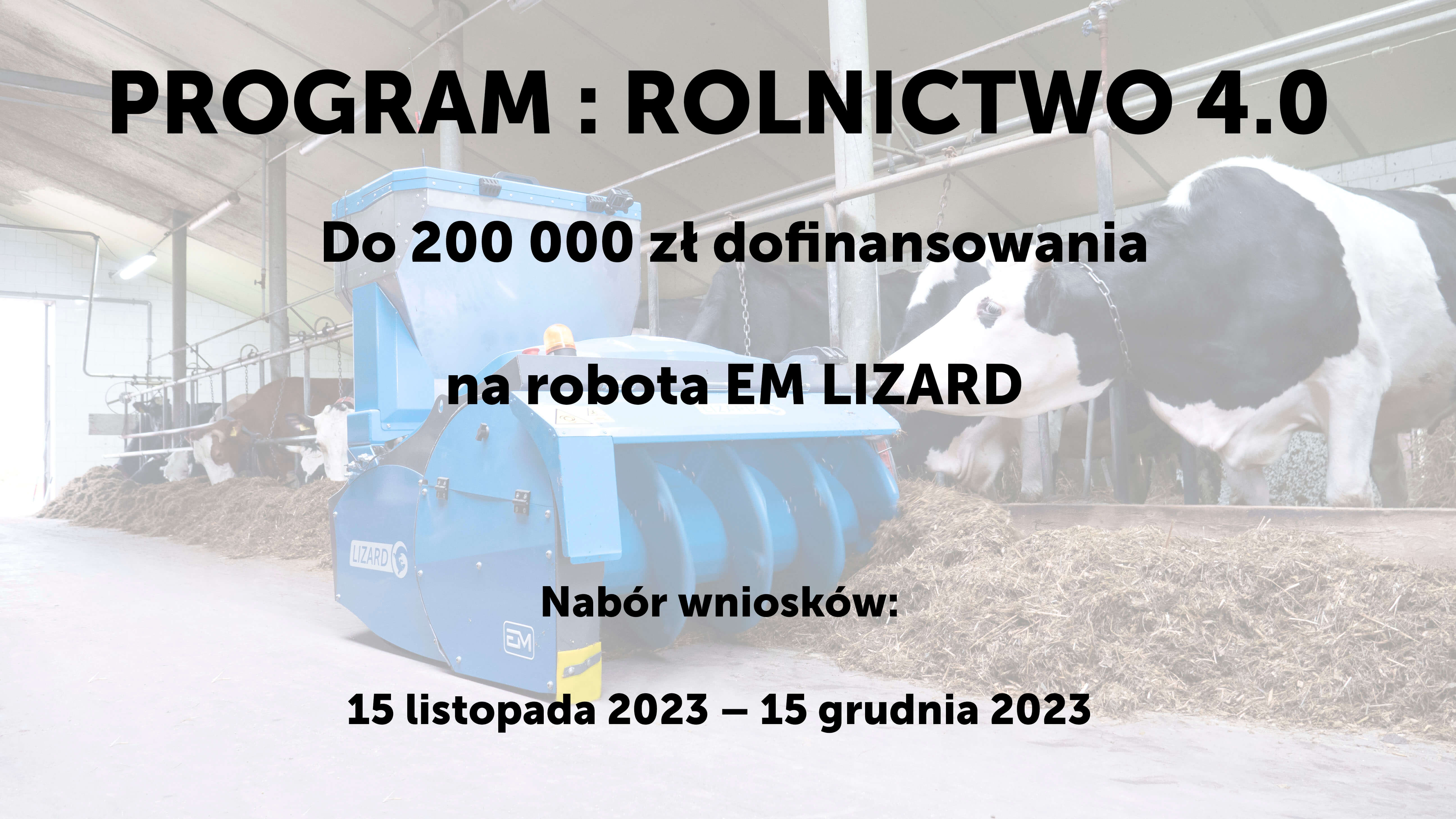 Do 200 000 zł dofinansowania na robota EM LIZARD