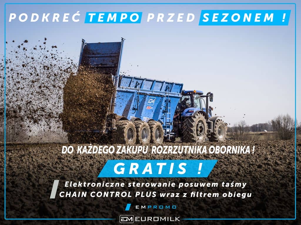 Do każdego zakupu Rozrzutnika Obornika GRATIS